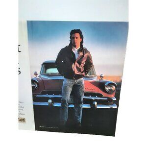 1987 Lee Frosted Riders Mens Jeans Original Print Ad Vintage 80s